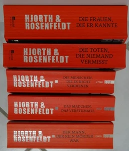 **Ein Fall für Sebastian Bergman * Band 1 bis 5 ** Hjorth & Rosenfeldt - Bild 1 von 5