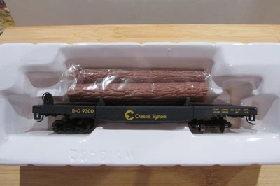 HO Scale Walthers 931-1772 Log Dump Car w/ Logs Lot#5058 - Image 1 of 4