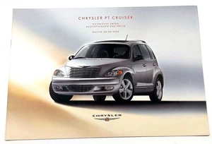 Nº 3369 Catálogo/Folleto de coches Chrysler PT Cruiser Datos técnicos 2004 - Imagen 1 de 4