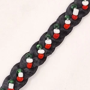 Pulsera Trenzada con Cuentas - Hecha a Mano Unisex Joyería Regalo - Imagen 1 de 24