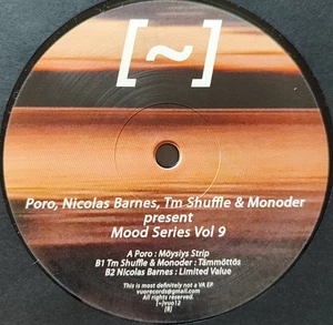 Poro Nicholas Barnes Tm Shuffle Monoder Mood Series 9 12" RED Vinyl VUO12 - Picture 1 of 2
