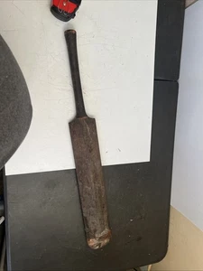 Vintage 35 long Wooden cricket bat Antique Old Signed Can’t Make It Out See Pics - Picture 1 of 18