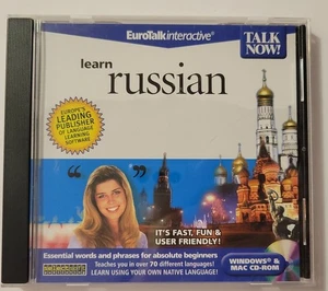 Learn Russian Eurotalk Interactive Talk Now! PC CD-Rom 2000 VTG Language - Picture 1 of 5