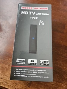 Indoor/Outdoor HDTV Antenna TV001 Up To 4k Resolution - Picture 1 of 8