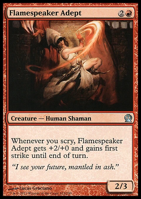LP Flamespeaker Adept (123) Theros MTG - Image 1 of 1