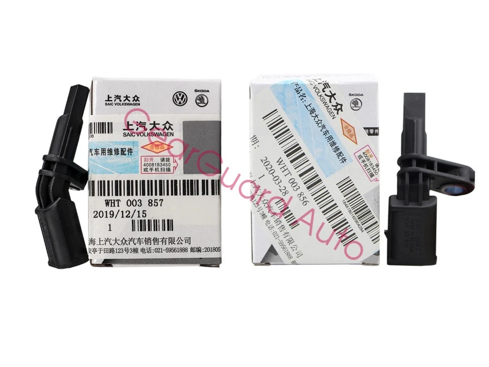 2x Genuine ABS Wheel Speed Sensors WHT003856 + WHT003857 OEM For VW Audi Foto 1 de 4