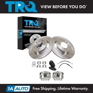 TRQ Rear Brake Pad & Rotor Kit Ceramic For 2014-2016 Kia Optima - Picture 1 of 12