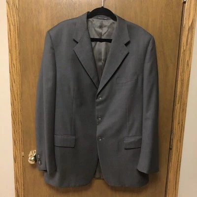 CORNELIANI EUR 54 / US 44 Suit Sport Coat Jacket VIRGIN WOOL Grayish Brown Z22 - Image 1 of 4