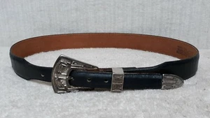 JUSTIN - Damen Ledergürtel - SCHWARZ - AZTEC Design Hardwares - Größe XS / 28 - Bild 1 von 9