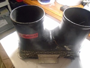 FMR NASCAR ESTILO DOBLE FRENO PLÁSTICO CONDUCTO AIRE FRÍO 3.5" W X 8" L MANGUERA 2 3/4" OD - Imagen 1 de 8