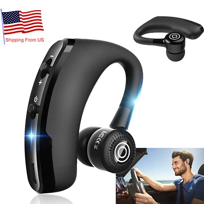 Bluetooth Headset Stereo Wireless Earphone with Mic Noise Canceling Headphone - Image 1 of 4