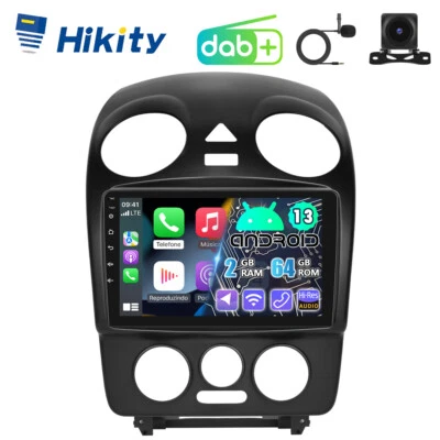 DAB+ 2+64GB Apple Carplay Android Autoradio GPS Navi WiFi RDS Für VW New Beetle - Bild 1 von 4