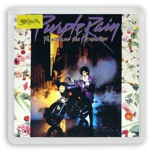PRINCE REVOLUTION PURPLE RAIN COVER FRIDGE MAGNET IMAN NEVERA - Imagen 1 de 3