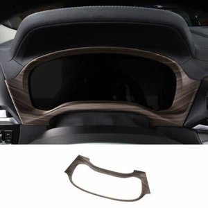 For BMW X3 G01 X4 G02 2018-21 Peach Wood Grain Dashboard Frame Decor Cover Trim - Foto 1 di 7