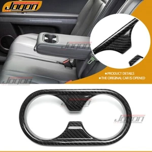 Carbono Para Hyundai Ioniq 5 SE 5 N 2022-25 Asiento Trasero Portavasos Agua Panel Borde - Imagen 1 de 10