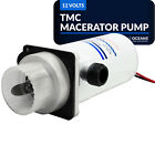 TMC Electric Toilet Macerator Waste Pump with Threaded-On Hose Connection 12V