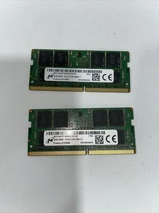 Micron 16GB (8GB x2) 2Rx8 PC4-2133P Laptop RAM DDR4 - Picture 1 of 1