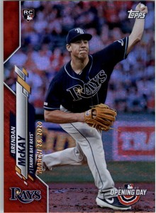 2020 Topps Opening Day Red Foil #1 Brendan McKay - NM-MT