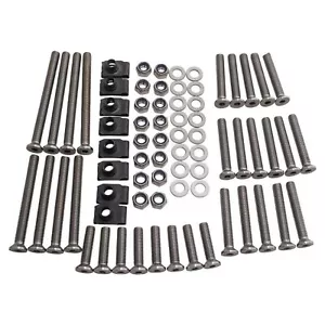KIT DADI VITI ACCIAO INOX PORTIERE ANTERIORI POSTERIORI LAND ROVER DEFENDER 110 - Imagen 1 de 1