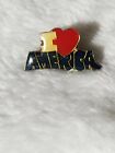  American lapel pin ( I love America )  very nice Collector item  New! Nice