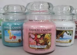 NEW~Yankee Candle~14.5 oz MEDIUM JAR~CLASSY SHIMMER/SPARKLE COLLECTION~YOU PICK - Picture 1 of 6