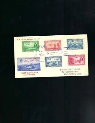 1931Nicaragua FDC Aero FFC? Will Rogers Issue - Image 1 of 2