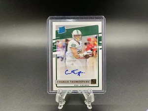 2020 Chronicles Donruss Charlie Taumoepeau Rated Rookie Auto Autograph #15 - Picture 1 of 2