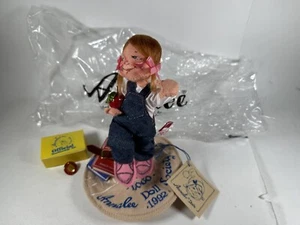 Annalee Doll Vintage School Girl Apple Jack And Janet Books 1993 1992 7.5”  - Picture 1 of 14