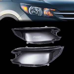 Pair Headlight Headlamp Lampshade Lens Cover For Honda CRV 2012 2013 2014 - Bild 1 von 11