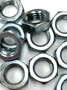 3/4-10 UNC PASO GRUESO HEXAGONAL TUERCA DE ATASCO TUERCA DE PARED DELGADA ZINC PAQUETE DE 10 - Imagen 1 de 3