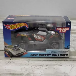 Hot Wheels Pullback Fast Racer - Dawgzilla schwarzer LKW - Bild 1 von 7