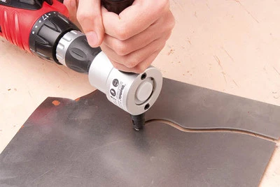 Blechknabber Vorsatz für Bohrmaschinen und Akku-Schrauber - Bild 1 von 2