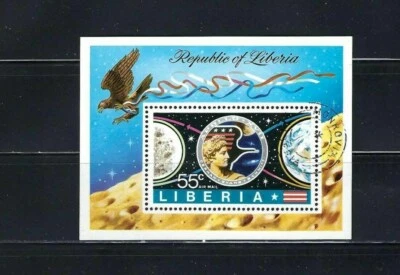 ''APOLLO 17  U.S.A.   ''MOON MISSION''  LIBERIA    S/SHEET 1973 - Image 1 of 2