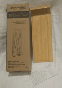 Pampered Chef Bamboo Dry Erase Board 11" x 4" #1714 - New in Box - Picture 1 of 13