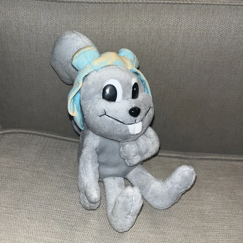 Rocket J. Squirrel 1999 Stuffins 6" Rocky and Bullwinkle Plush Doll Toy Vintage Cover