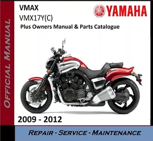 Yamaha VMAX 1700 VMX17 Workshop Service Repair Manual 2009 - 2012 on CD - Picture 1 of 2