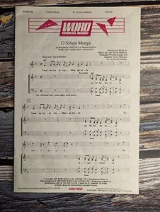 O Sifuni Mungu by David Maddux - Choral Sheet Music - G - Picture 1 of 3
