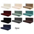 4Pcs Camper Cushion Covers Bench Covers Washable RV Seat Covers for Trailers