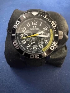 TW STEEL CHRONOGRAPH GRANDEUR DIVER TW-75B Chrono 48 mm - Schwarz/gelb - Bild 1 von 2