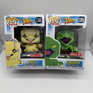 Funko POP 8-Bit Marvel Studios X-Men ‘97 Mojo 1308 Sauron 1324 Target Exclusive - Picture 1 of 15