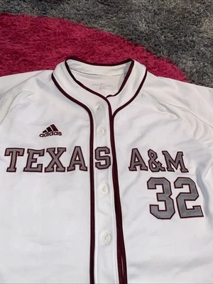 Camiseta Texas A&M Aggies Estadio Juvenil M Ncaa Colegio Campus Equipo de Béisbol Cosido Foto 1 de 4