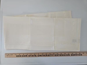 DÖHLER Crafts Ivory Damask 40" x 17" Table Runner for Cross Stitch BEAUTIFUL! - Picture 1 of 4
