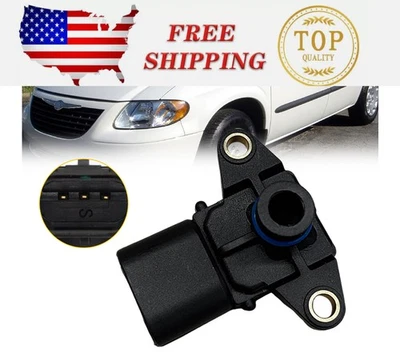 Manifold Air Absolute Map Pressure Sensor Fit 2001-2002 Chrysler Base Voyager - Image 1 of 4