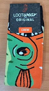 Loot Crate Lootwear Cryptid Crew Socks shoe size 6-12 - Picture 1 of 3