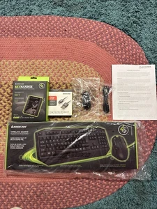 Iogear Keymander Adaptor And Wireless Gaming Keyboard And Mouse Combo - Picture 1 of 9