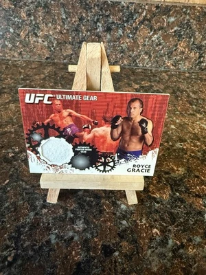 2010 Topps UFC Series 4 - Ultimate Gear Relic Royce Gracie #UG-RG (MEM) - Image 1 of 2