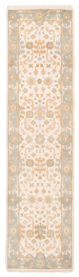 2'8" x 9'10" Vintage Hand-knotted Runner Rug Traditional Oriental Wool Carpet - Image 1 of 4