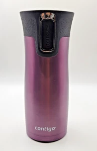 Taza/vaso aislante violeta/púrpura Contigo 16 OZ Sello automático ¡¡EXCELENTE!!! - Imagen 1 de 6