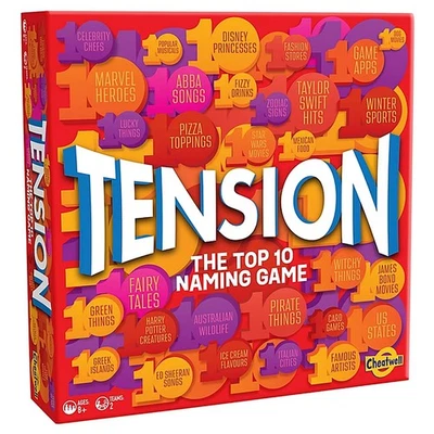 Juego De Mesa Tension El Juego De Nombres Top 10 - Juego De Mesa Familiar - Imagen 1 de 4