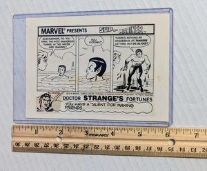 Sub Mariner 1978 Topps -Artist Proof- Bubble Gum Wrapper Marvel Comics #26 A - Bild 1 von 8